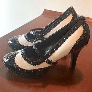 Black and white fun costume heels!!